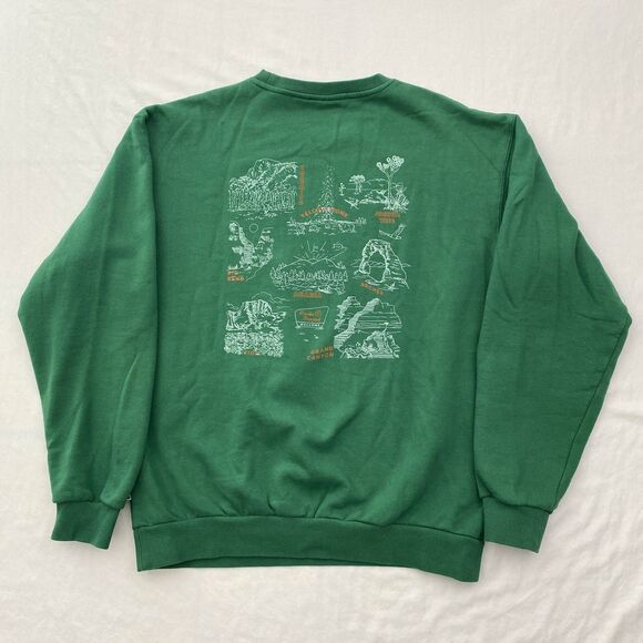 Parks Project Other - Parks Project Sweatshirt Mens XL Green National Parks Crewneck Pullover Outdoors